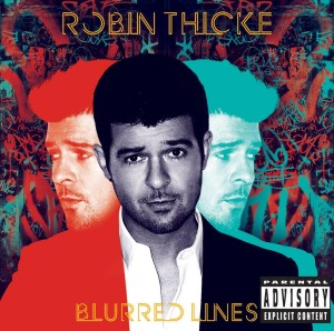 Robin Thicke's "Blurred Lines" album cover