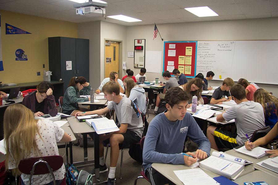 Core classes like Kristen Diefendorf's Math 101 are at capacity. The 2016 freshmen class was the largest the school has seen,