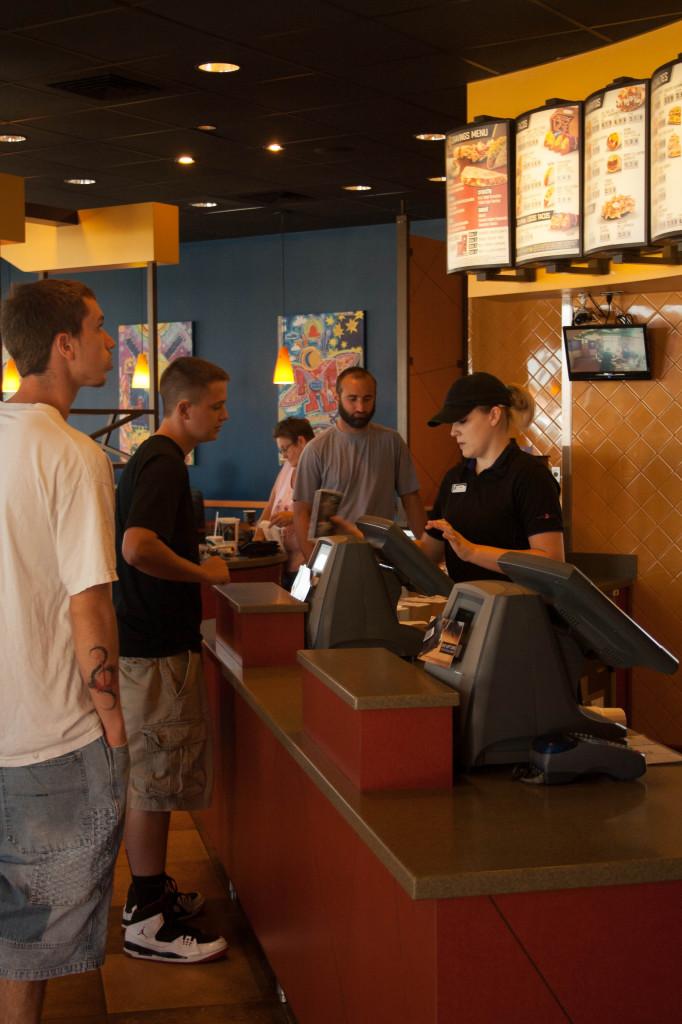Great options and food make Taco Bell a popular lunch spot.