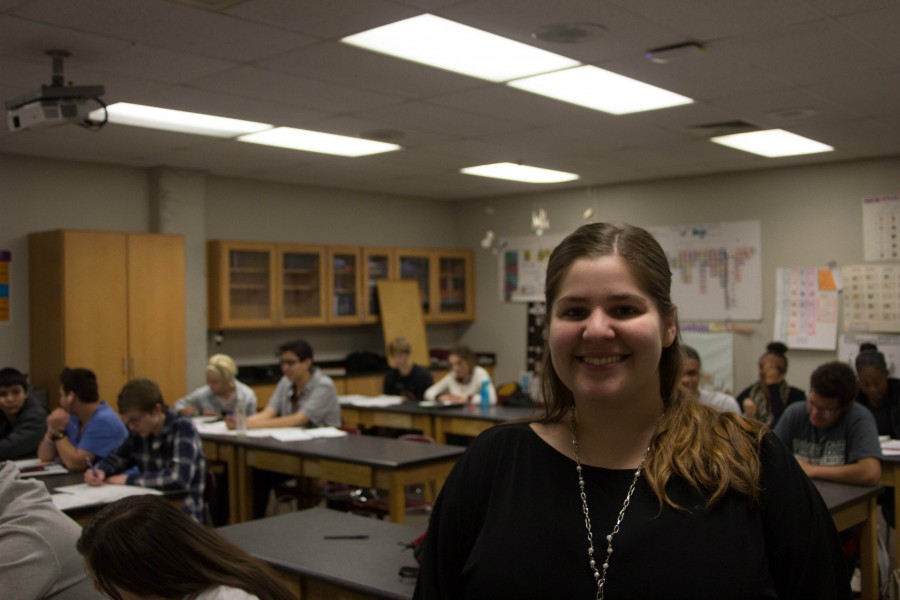 Taking the place of Brad Simon after his passing in mid December, new science teacher Mattithyah Tillotson takes over the classes previously taught by Simon. Tillotson majored in chemistry, general physics, and secondary education with a chemistry concentration at K-State University. I’ve been a teacher assistant for chemistry labs and recitations for three years, I think, so I’ve taught, like, hundreds of college students, Tillotson said.