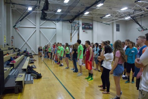 Another picture of this year's freshmen during their LINK orienation.