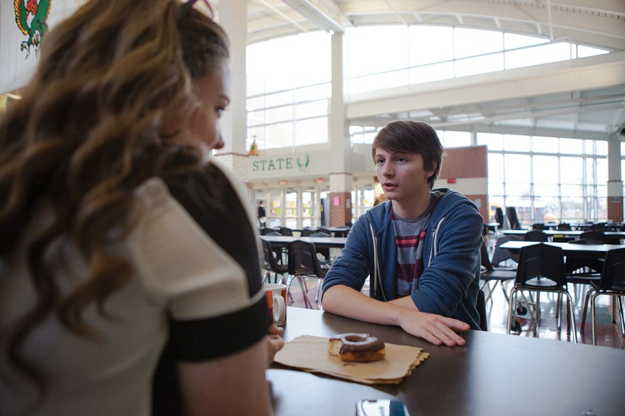 Dating has changed a lot since the Gen X generation. “People don’t really go on dates anymore,” senior Ethan Kallenberger said. 