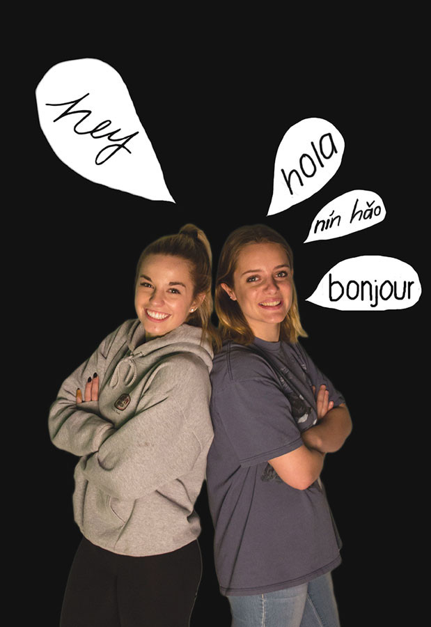 While junior Audra Nepstad is enrolled in her third language study so far, sophomore Abi Hummel has never taken a foreign language. Nepstad has taken French, Spanish and Mandarin Chinese.
