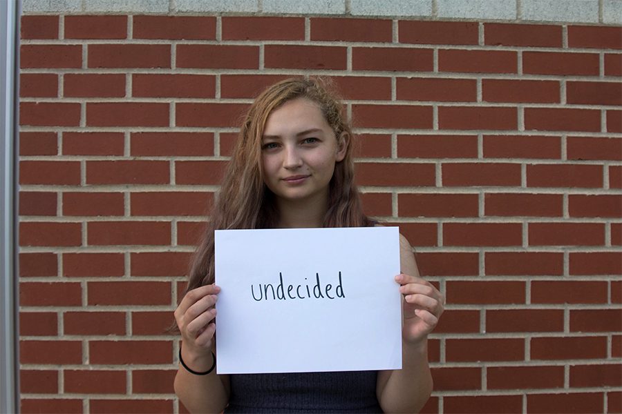 Senior Marie Boncella decided on Undecided
