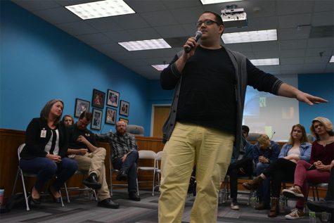 LHS theater director Randy Fry describes is conflicts with religion and sexuality. Fry emphasized that administrators put their personal feelings aside when it came to helping students feel accepted