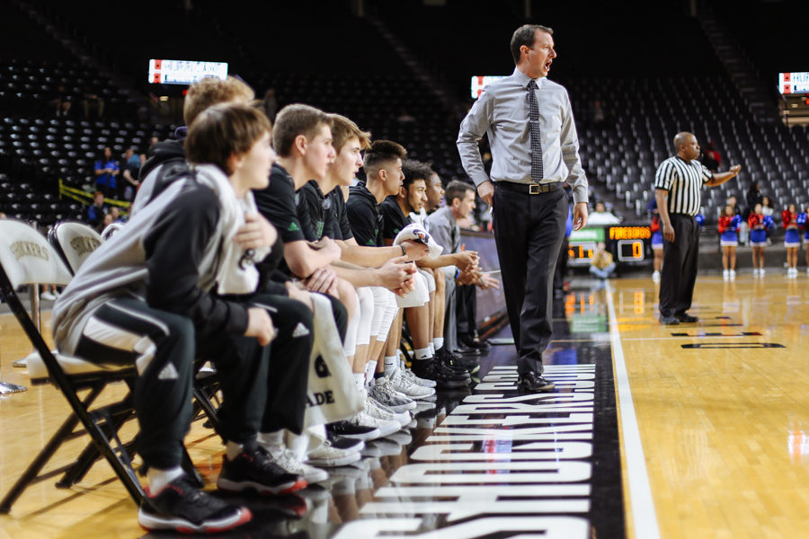 Photo Gallery: Boys basketball versus Wichita South in Koch Arena