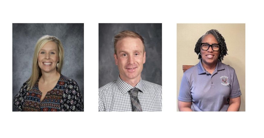 The USD 497 District Administration selects Amanda Faunce, Jered Shaw, and Tina Mitchell for new administrative positions, pending board approval.