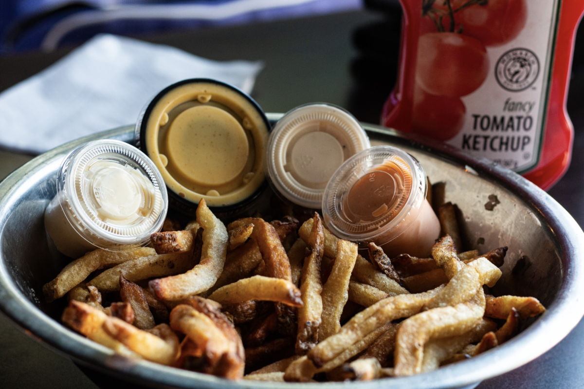 With tatsy sauces and thin cut fries Dempsey’s deliveres a unique taste and texture. Dempsey’s fries were awarded 2nd place for 2023 best of lawrence.
