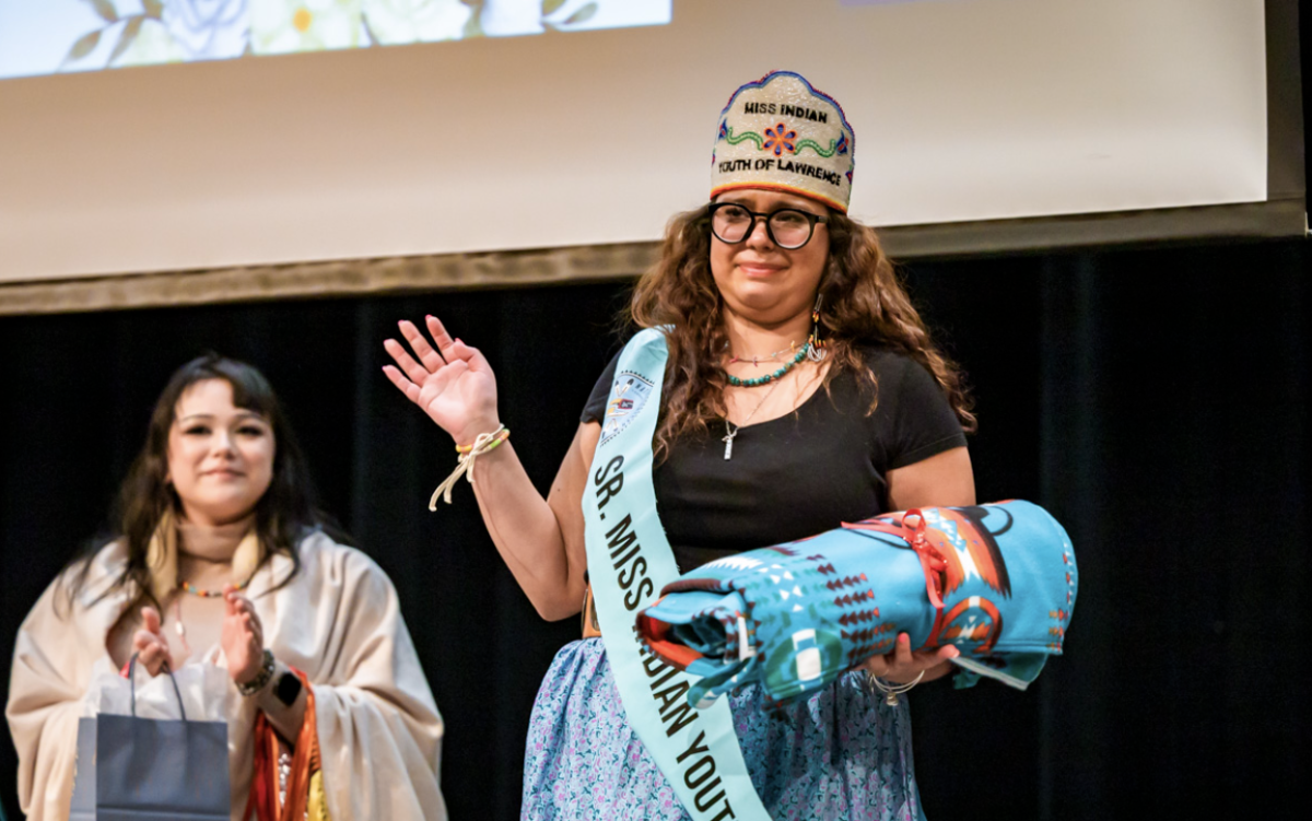 N.A.S.S.’s Miss Indian Youth of Lawrence isn’t a beauty pageant – it’s an event where we select the young Indigenous leaders who will encourage the continuation of Indigenous cultures and serve our students for the upcoming year.
