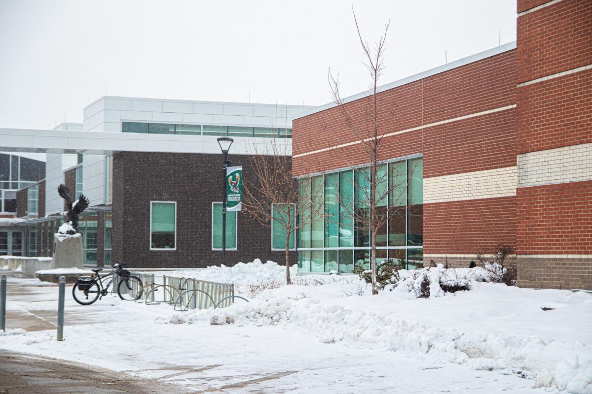 Free State sits covered in snow. On Tuesday, Jan. 16, a snow day was called due to the extreme freezing temperatures. 