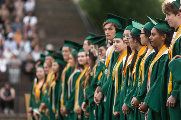 Valedictorians of the Free State Class of 2023 stand proudly as they are honored during the graduation ceremony on May 24, 2023. 
