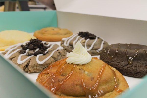 The franchise, Dirty Dough, made its opening on Nov 17. Off of Bob Billings, the business sits next to Subway. They offer many different flavors of warm, gooey cookies.