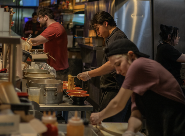 With the large quantity of games during March Madness, restaurants and bars schedule workers more to account for the influx in customers March Madness brings. 