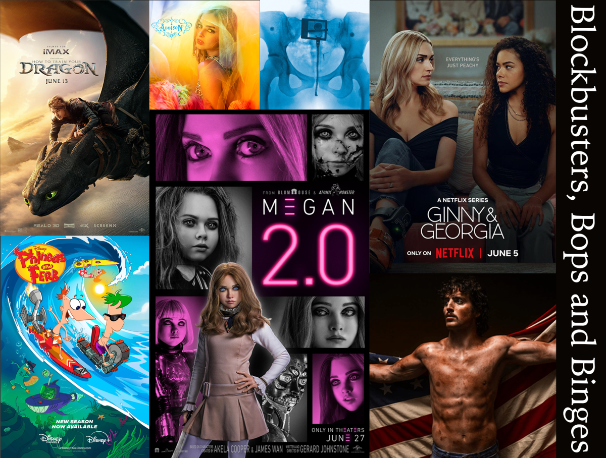 Photos sourced from Universal Pictures, The Walt Disney Company, Columbia Records, Universal Music Group, Netflix, Inc. and Warner Record, Inc. Design by Baila Love.