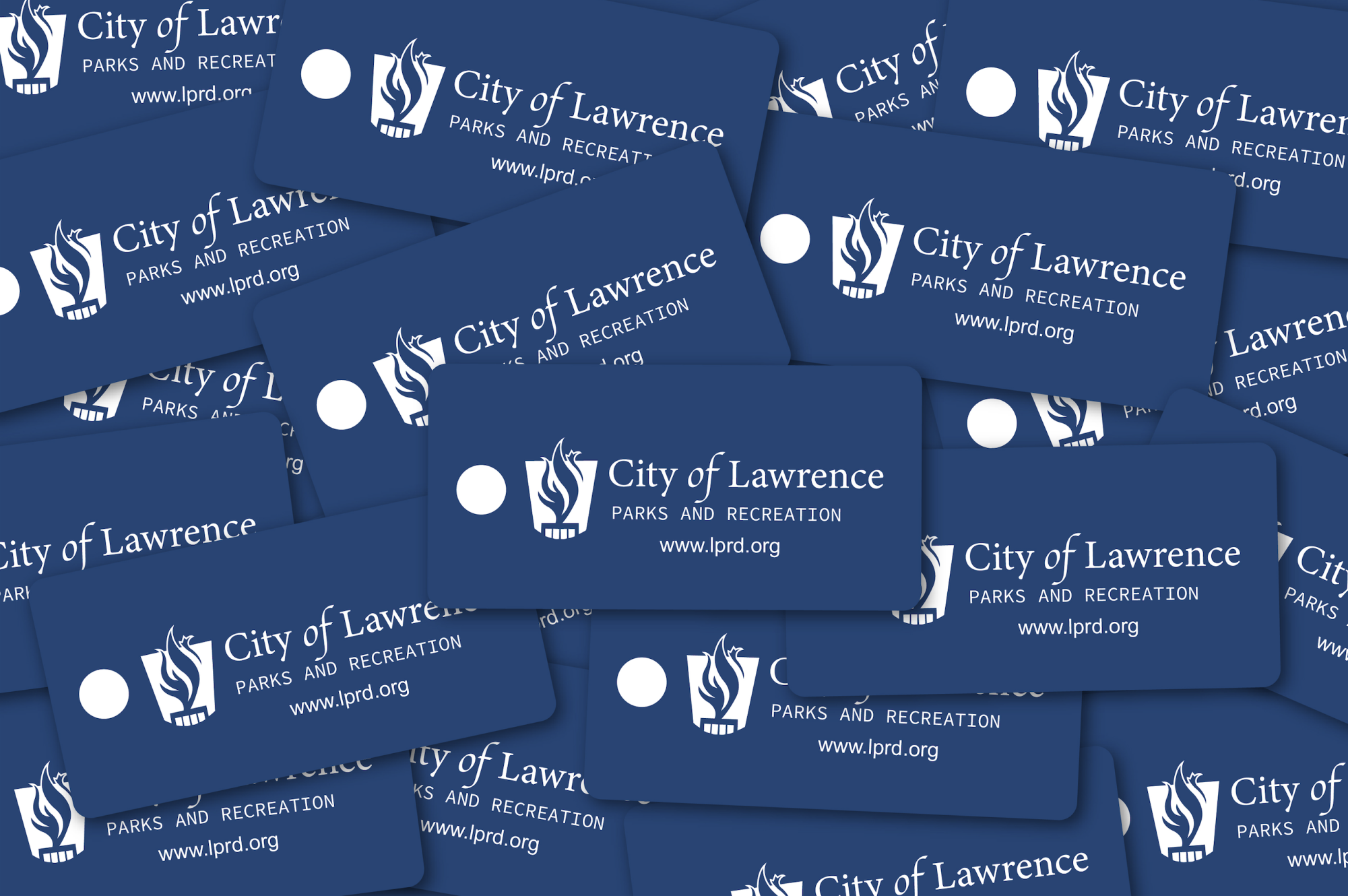 The City of Lawrence Parks and Recreation access are laid out. Digital illustration by Allison McCall.